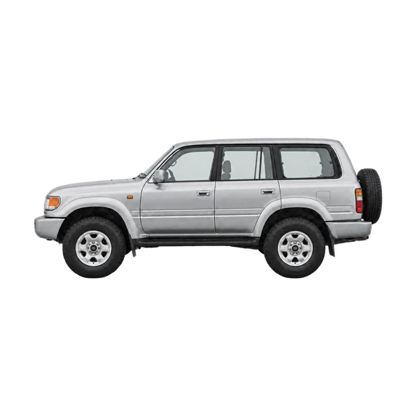 1995 Toyota Landcr. in Silber, Ansicht: Seite (nach links gerichtet)