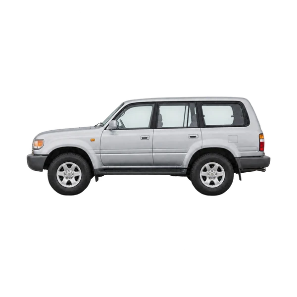1995 Toyota Landcruiser in Silber, Ansicht: Seite (nach links gerichtet)