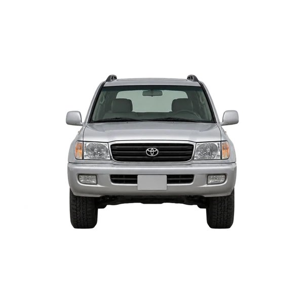 2000 Toyota Landcruiser in Silber, Ansicht: Front