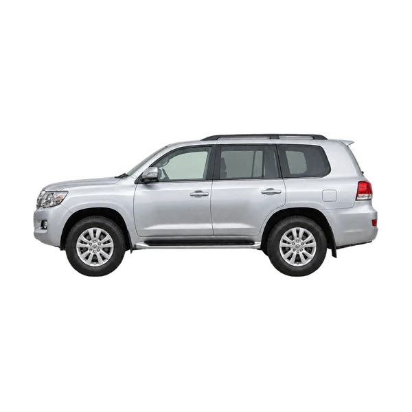 2015 Toyota Landcruiser in Silber, Ansicht: Seite (nach links gerichtet)