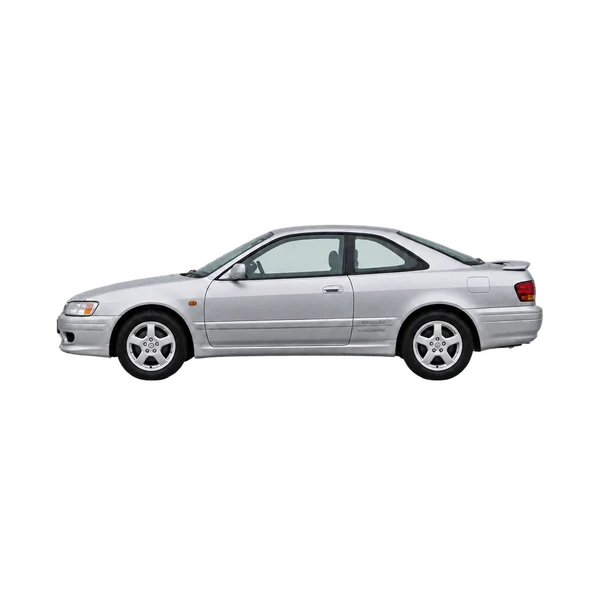 Toyota Levin 1995 argent, vue côté (vers la gauche)