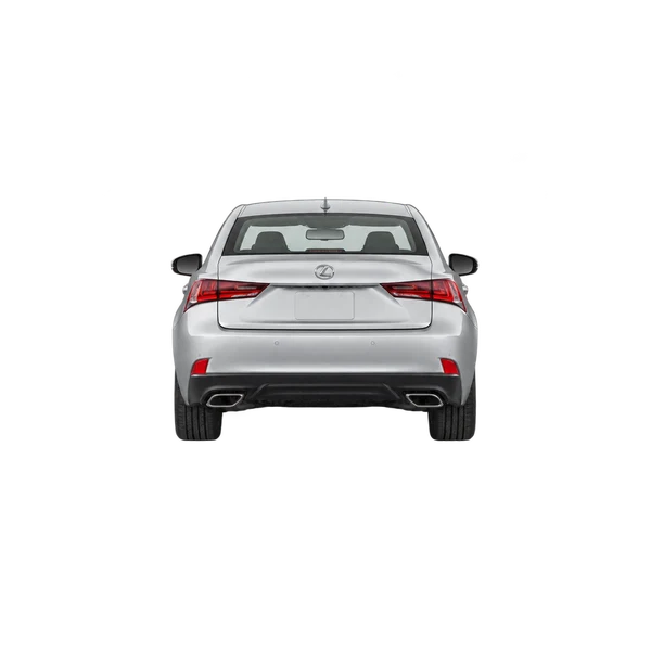 Toyota Lexus 2015 باللون فضي، منظر من الخلف