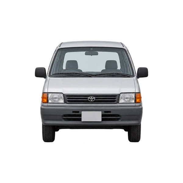 シルバーの1995 Toyota Lite Ace(正面ビュー)