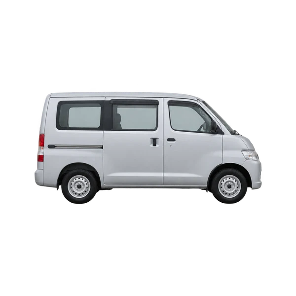 シルバーの2015 Toyota Lite Ace（側面（右向き）ビュー）