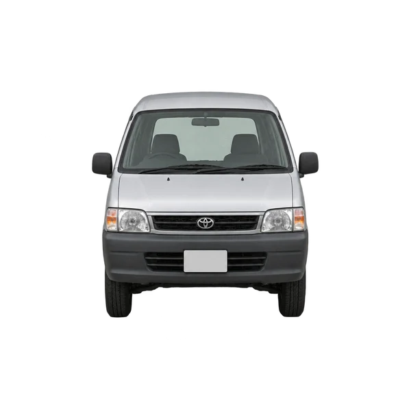 Toyota Liteace 2005 باللون فضي، منظر أمامي