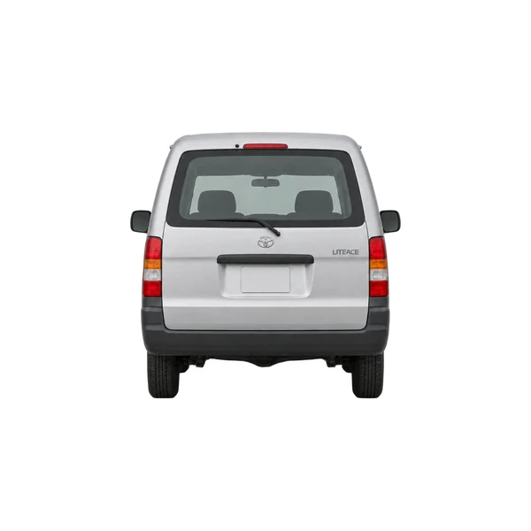 Toyota Liteace 2005 باللون فضي، منظر من الخلف