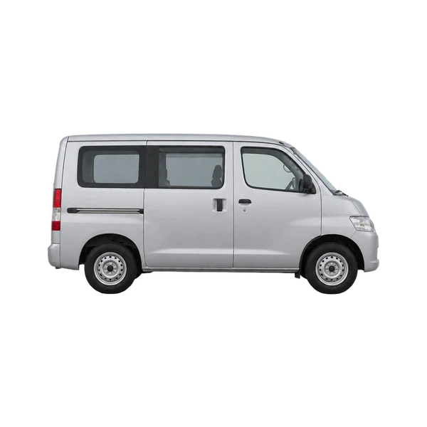 Toyota Liteace 2010 باللون فضي، منظر منظر جانبي (باتجاه اليمين)