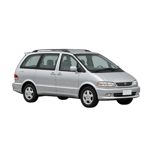 2000 Toyota Lucida in Silber, Ansicht: Dreiviertelansicht vorne (nach links gerichtet)
