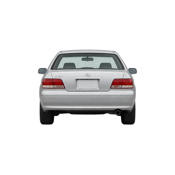 シルバーの2000 Toyota Mark II（リアビュー）