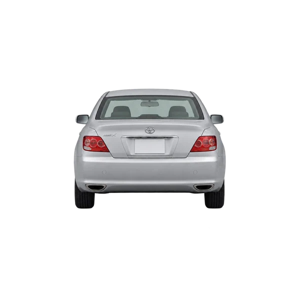 Toyota Markx 2005 prata, vista traseira