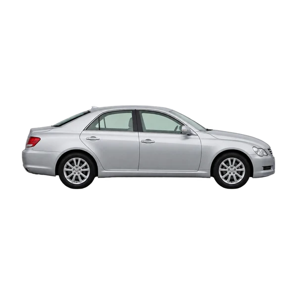Toyota Markx 2005 prata, vista lateral (voltada para a direita)