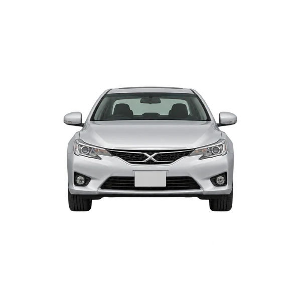 シルバーの2015 Toyota Markx(正面ビュー)