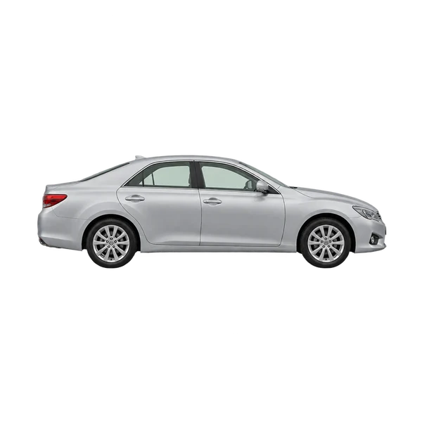 シルバーの2015 Toyota Markx(側面(右向き)ビュー)