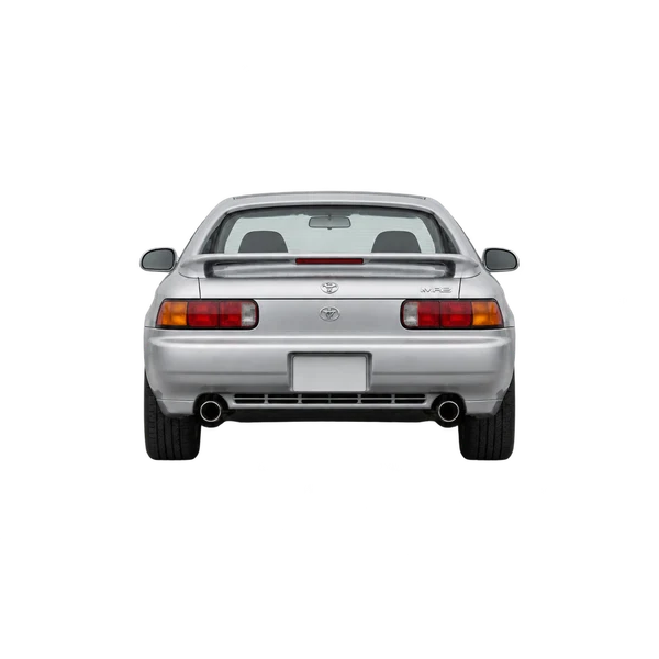 Toyota MR2 1995 en plateado, vista trasera
