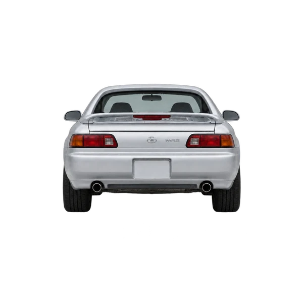 Toyota MR2 2000 argent, vue arrière