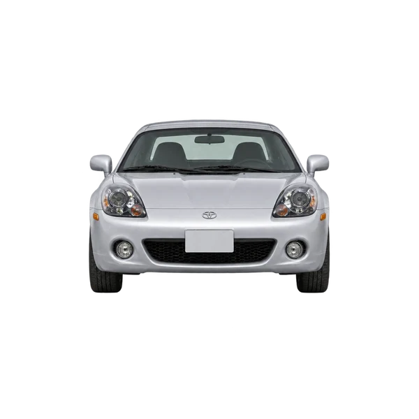 Toyota MR2 2015 en plateado, vista frontal