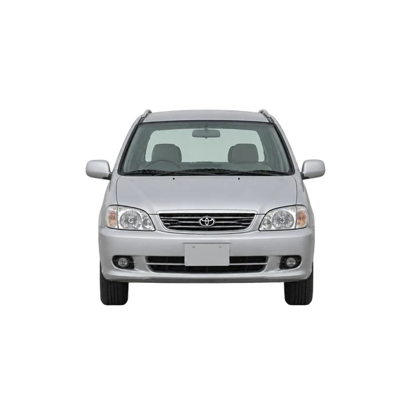 Toyota Nadia 2000 باللون فضي، منظر أمامي