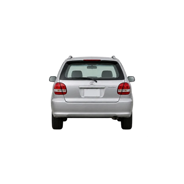 Toyota Nadia 2000 باللون فضي، منظر من الخلف