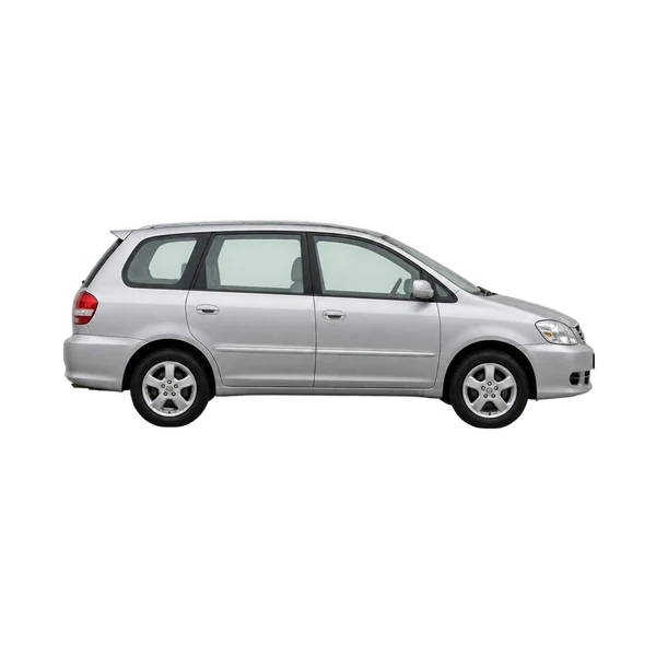 Toyota Nadia 2000 باللون فضي، منظر منظر جانبي (باتجاه اليمين)