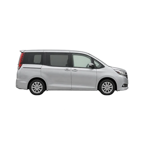 Toyota Noah 2015 argent, vue profil (tourné vers la droite)