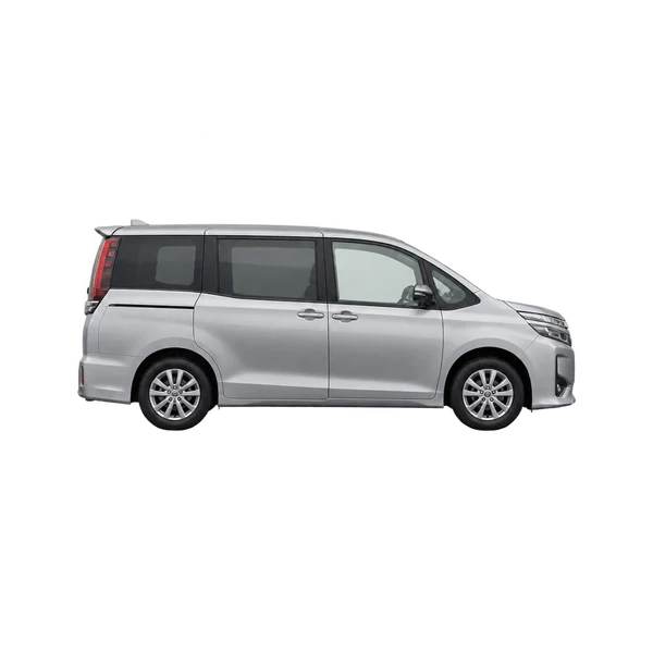 Toyota Noah 2020 argent, vue profil (tourné vers la droite)