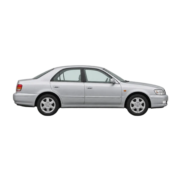 Toyota Origin 2000 باللون فضي، منظر منظر جانبي (باتجاه اليمين)