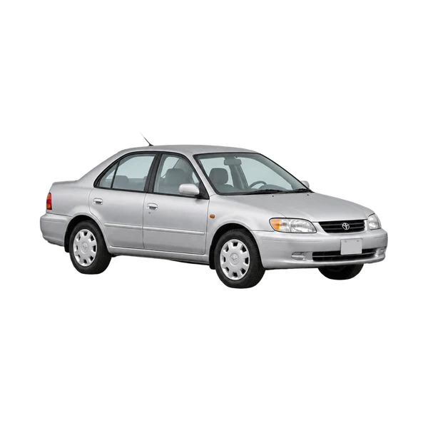 2005 Toyota Paseo in Silber, Ansicht: Dreiviertelansicht vorne (nach links gerichtet)