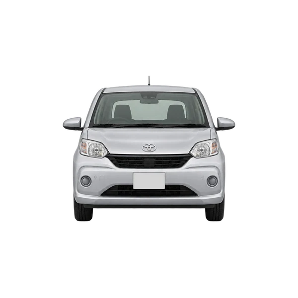 Toyota Passo 2020 en plateado, vista frontal