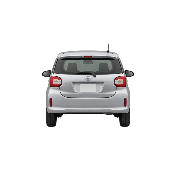 Toyota Passo 2020 en plateado, vista trasera