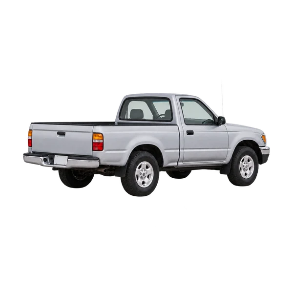 Toyota Pick-Up 1995 prata, vista três quartos traseira (voltada para a esquerda)