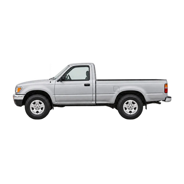Toyota Pick-Up 1995 prata, vista lateral (voltada para a esquerda)