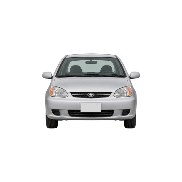 Toyota Platz 2000 argent, vue avant