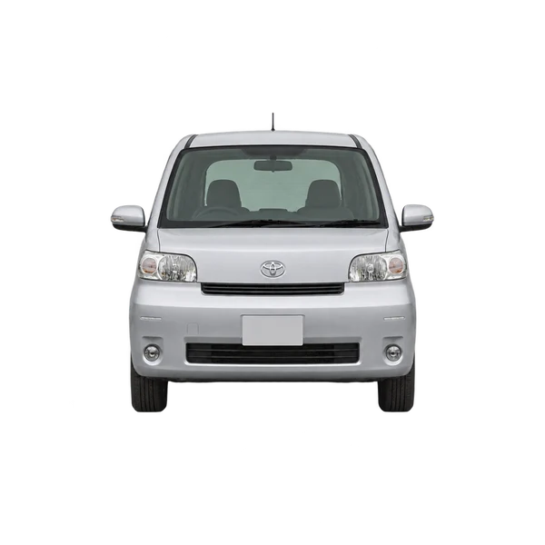 Toyota Porte 2010 en plateado, vista frontal