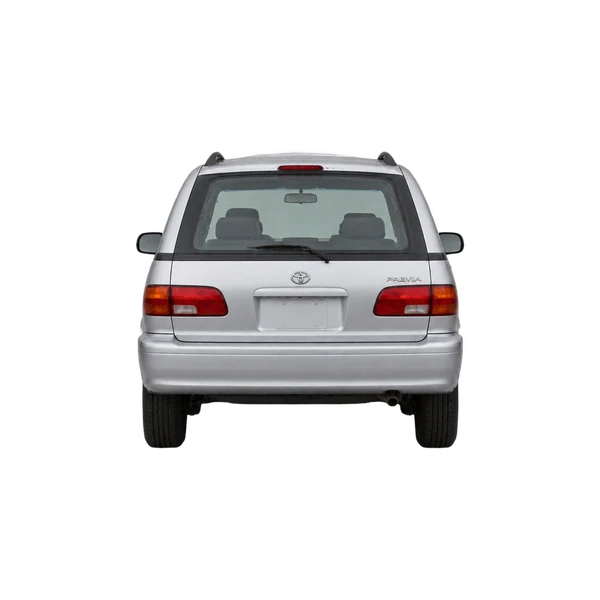 1995 Toyota Previa in Silber, Ansicht: Heck