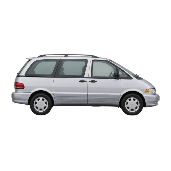 1995 Toyota Previa in Silber, Ansicht: Seite (nach rechts gewandt)