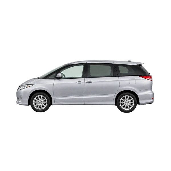 シルバーの2020 Toyota Previa（側面（左向き）ビュー）