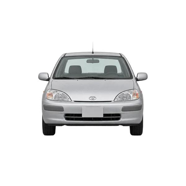 Toyota Prius 1995 en plateado, vista frontal