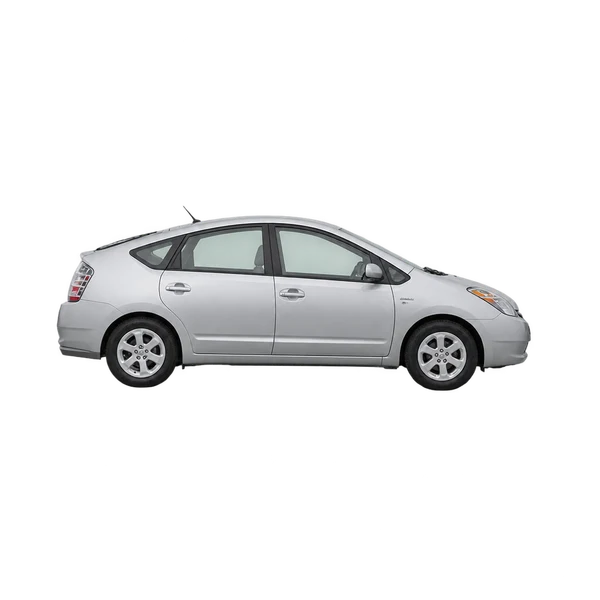 2008 Toyota Prius in Silber, Ansicht: Seite (nach rechts gewandt)
