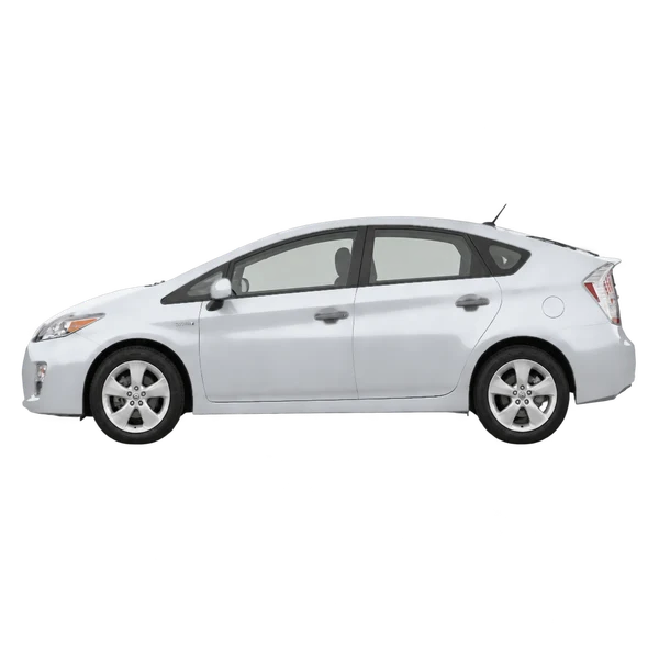 2013 Toyota Prius in Silber, Ansicht: Seite (nach links gerichtet)