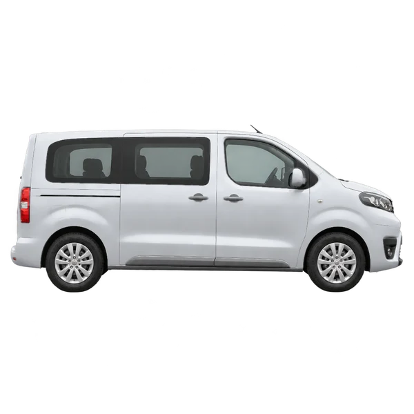 2018 Toyota Proace in Silber, Ansicht: Seite (nach rechts gewandt)