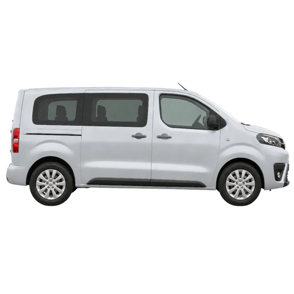 2019 Toyota Proace in Silber, Ansicht: Seite (nach rechts gewandt)