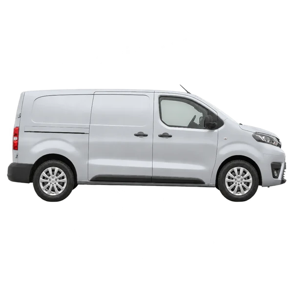 2020 Toyota Proace in Silber, Ansicht: Seite (nach rechts gewandt)