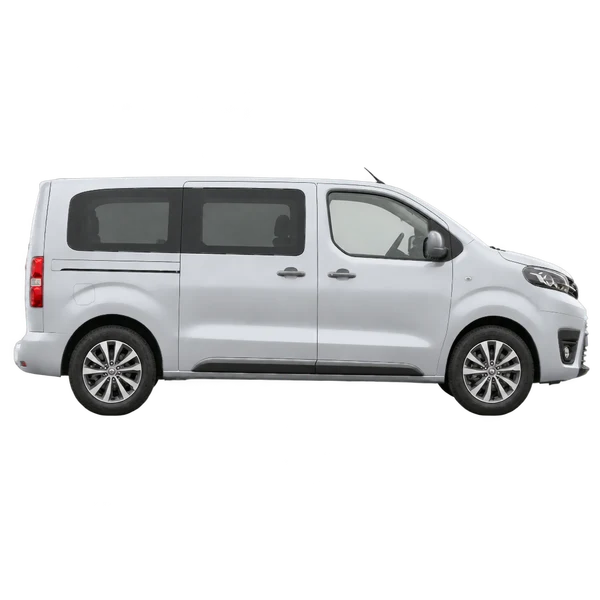 2023 Toyota Proace in Silber, Ansicht: Seite (nach rechts gewandt)