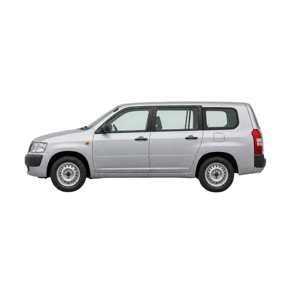 2005 Toyota Probox in Silber, Ansicht: Seite (nach links gerichtet)