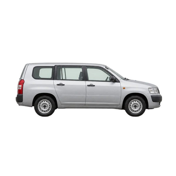 2005 Toyota Probox in Silber, Ansicht: Seite (nach rechts gewandt)