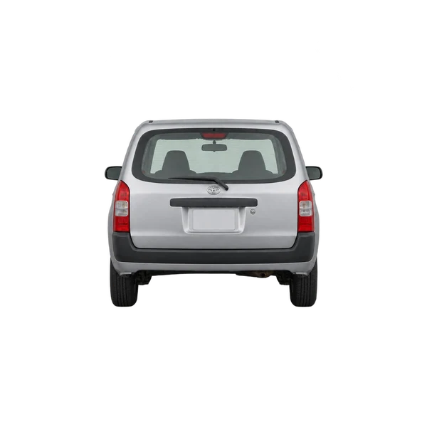 2010 Toyota Probox in Silber, Ansicht: Heck