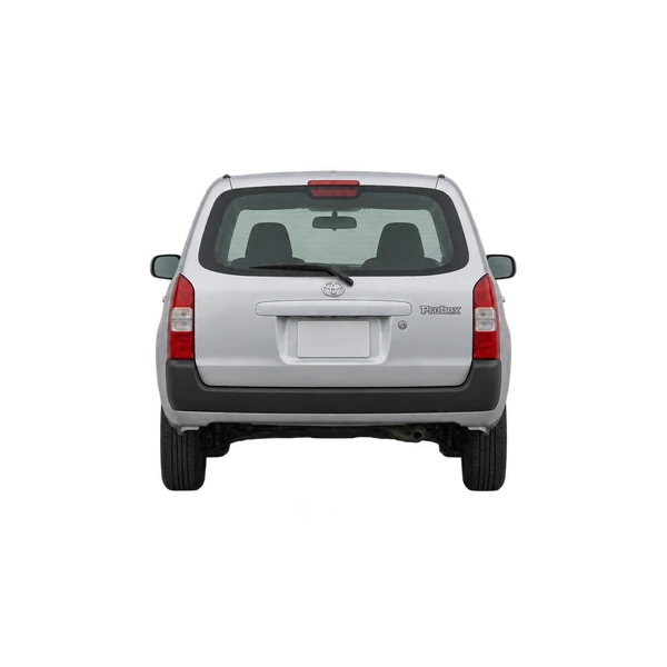 2015 Toyota Probox in Silber, Ansicht: Heck