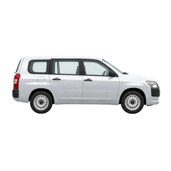 2021 Toyota Probox in Silber, Ansicht: Seite (nach rechts gewandt)