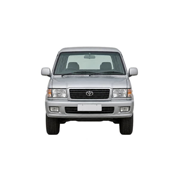 Toyota Qualis 2000 باللون فضي، منظر أمامي