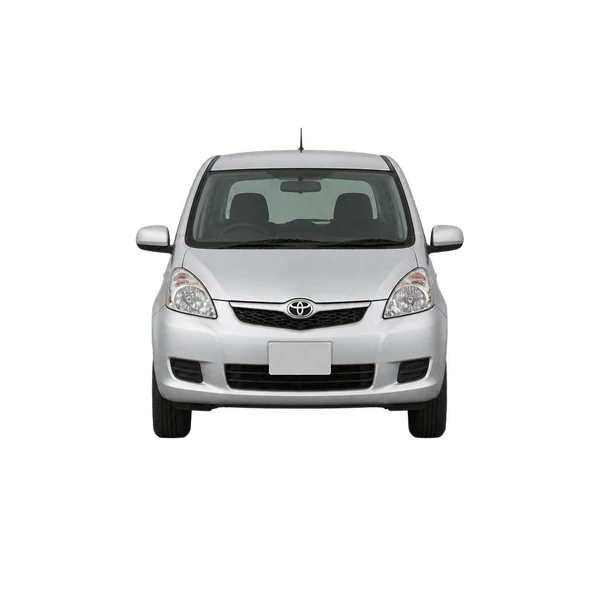 Toyota Ractis 2005 en plateado, vista frontal